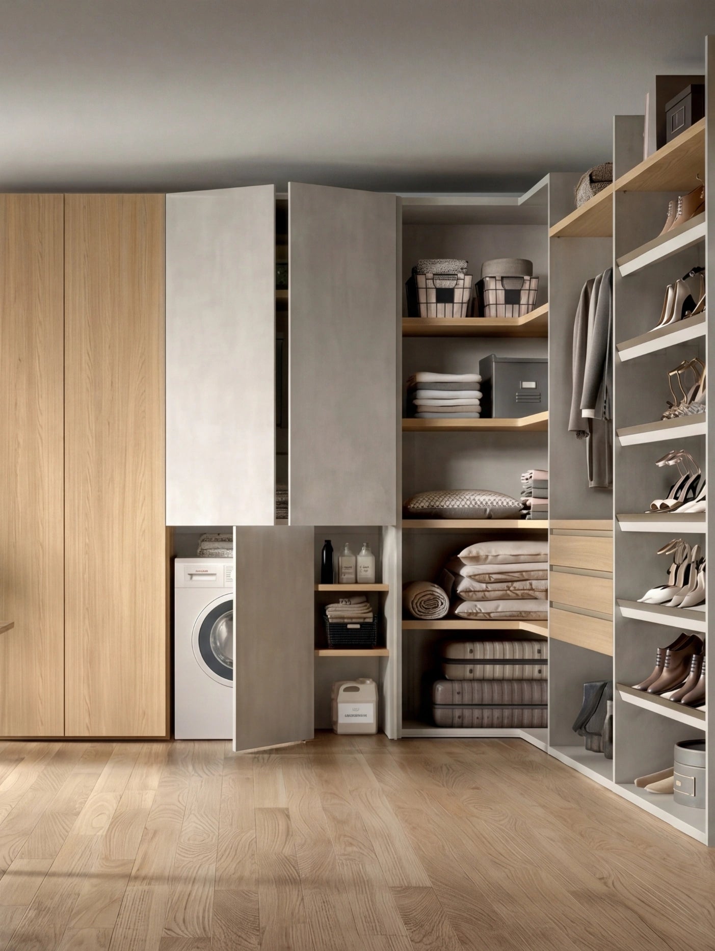 Modular Cabins Taurus Corner Walk-In Wardrobe T524