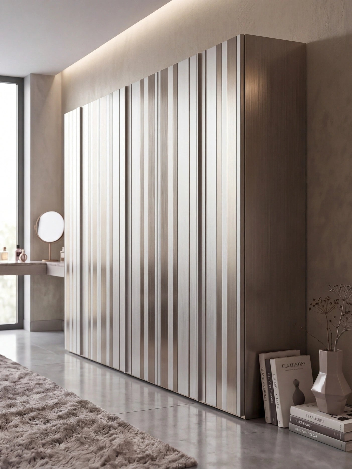 Levante Strip Wardrobe with Hinged Doors B376