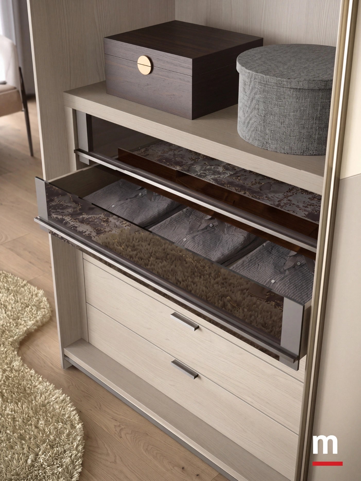Grecale Wardrobe with Sliding Doors S153