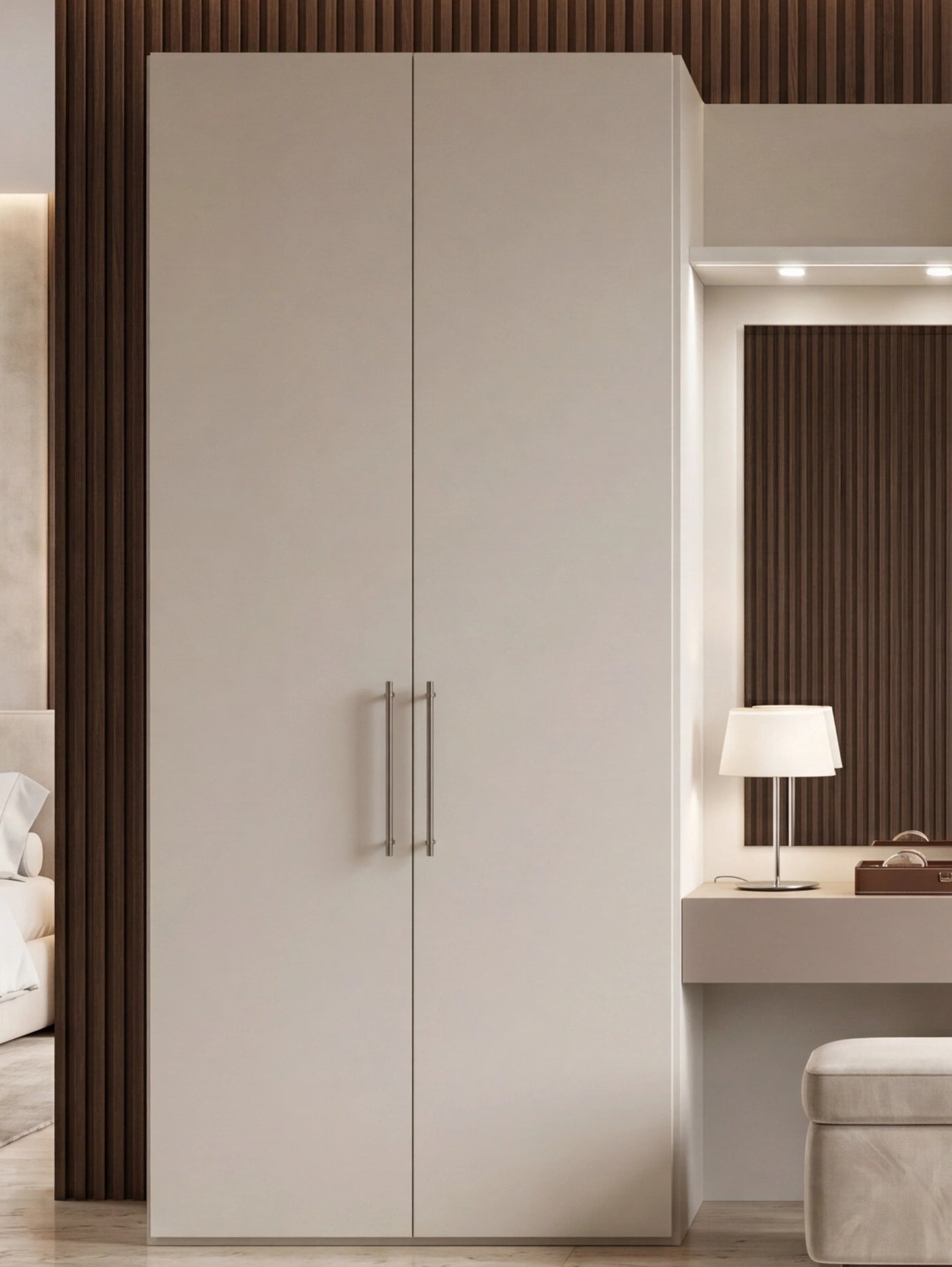 Utility Wardrobe With Hinged Doors Libeccio U452