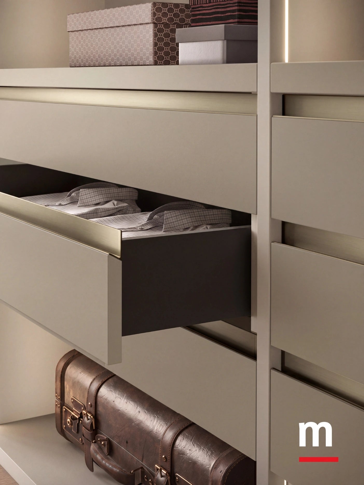 Modular Cabins Taurus Corner Walk-In Wardrobe T522