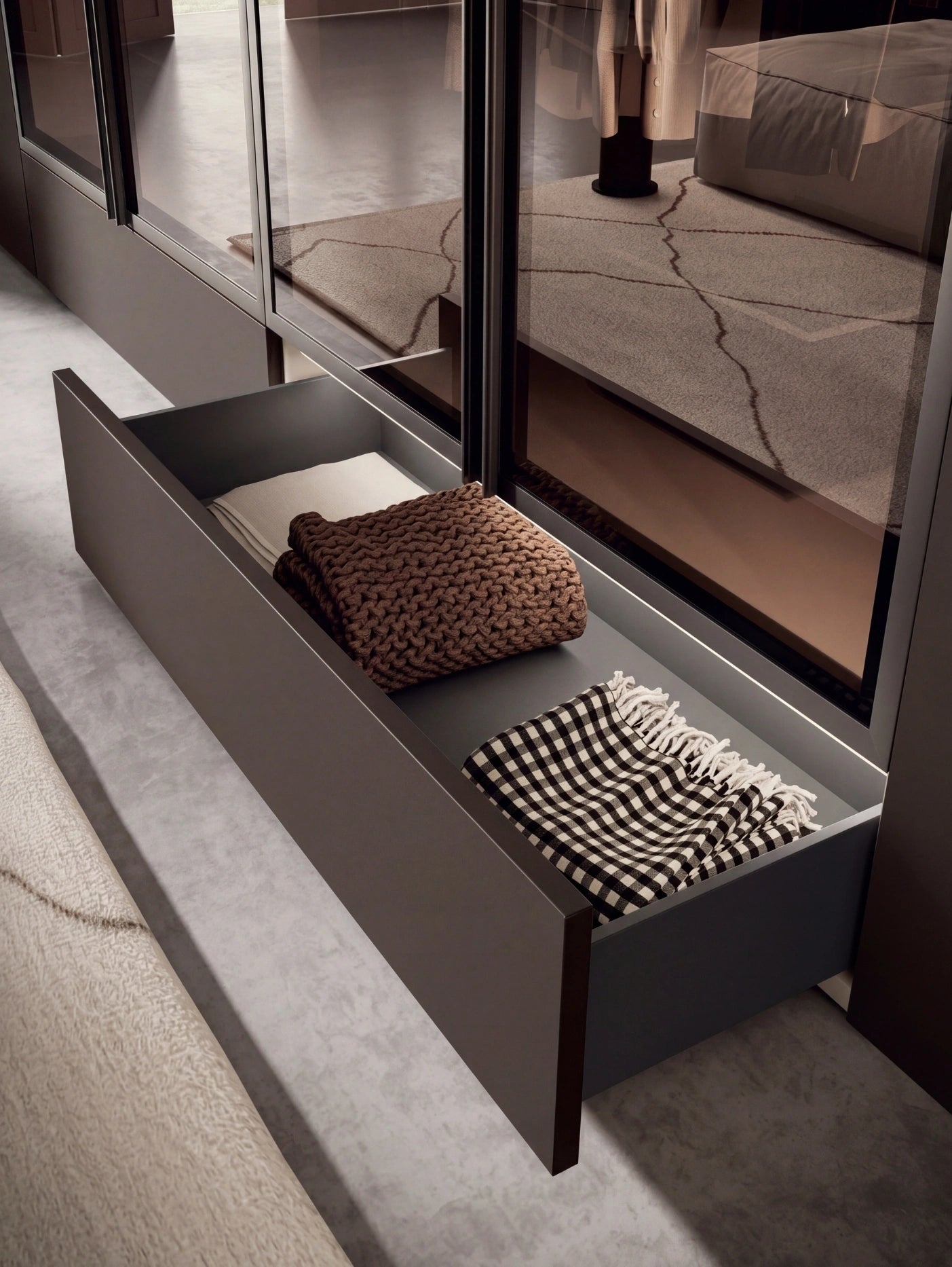 Libeccio and Foehn Wardrobe with Hinged Doors B372