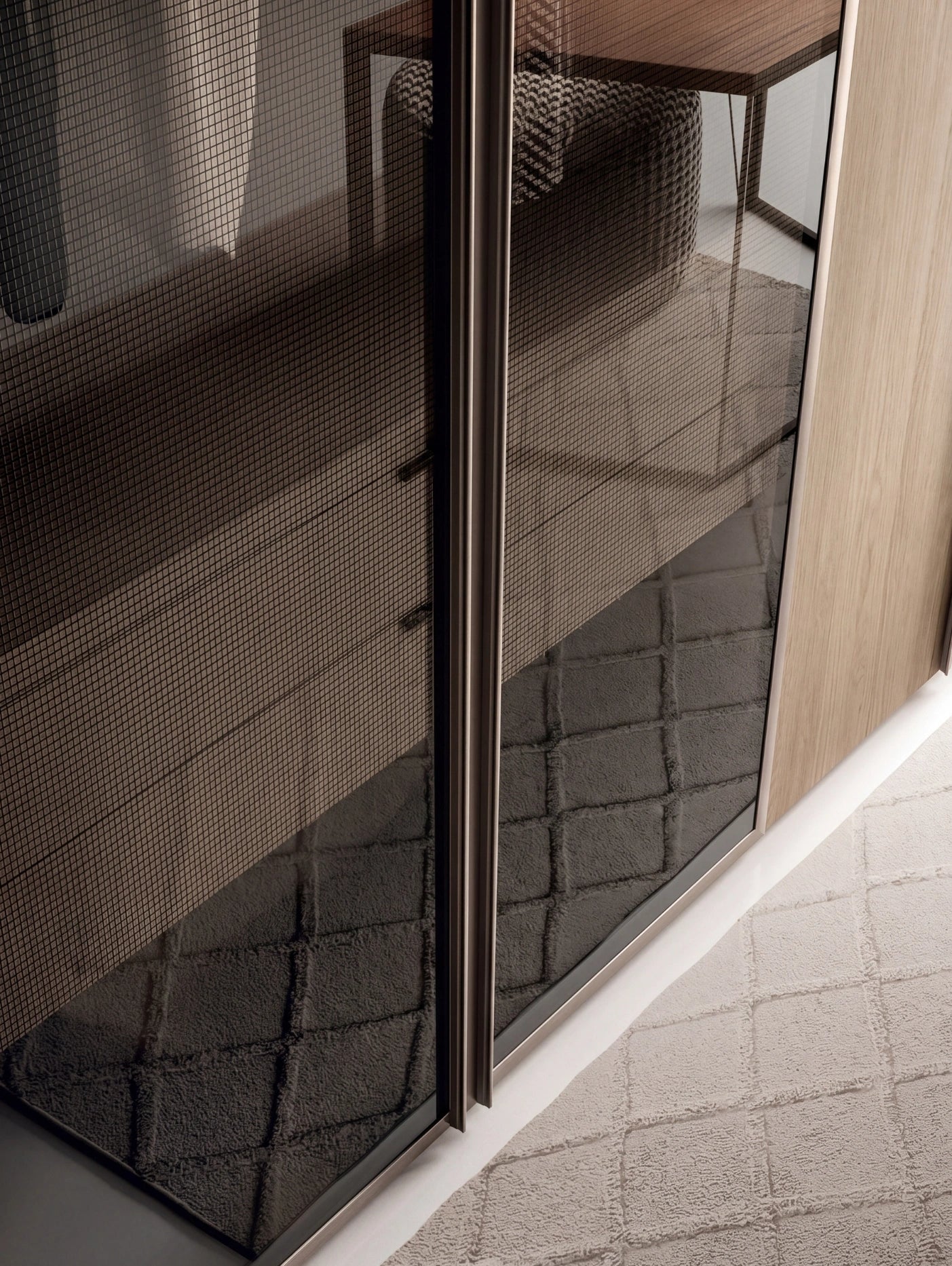 Libeccio and Foehn Wardrobe with Hinged Doors B371