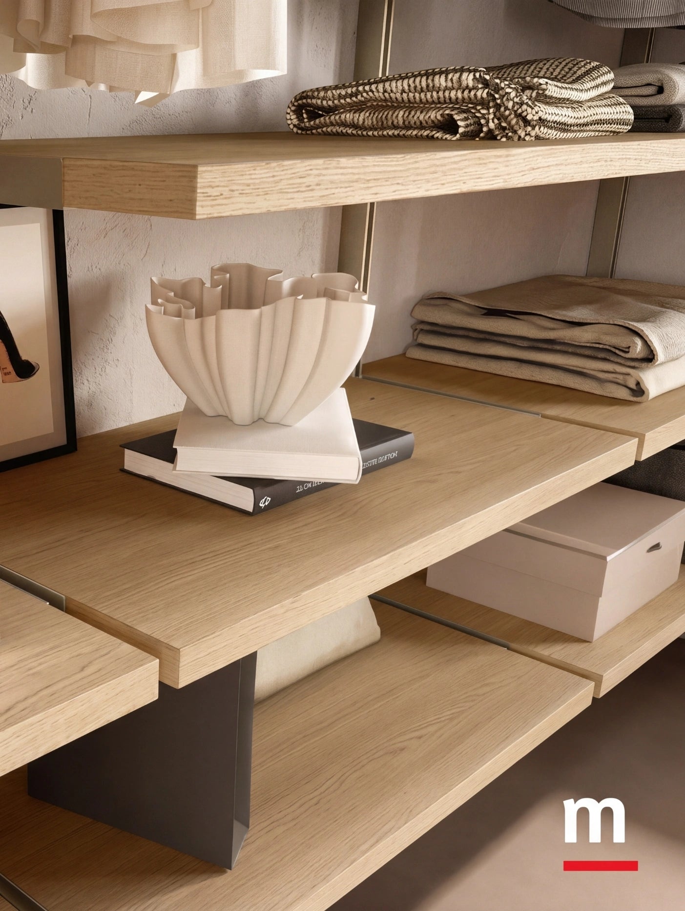 Wall Mounted Cabins Walk-In Wardrobe Orion Linear O424