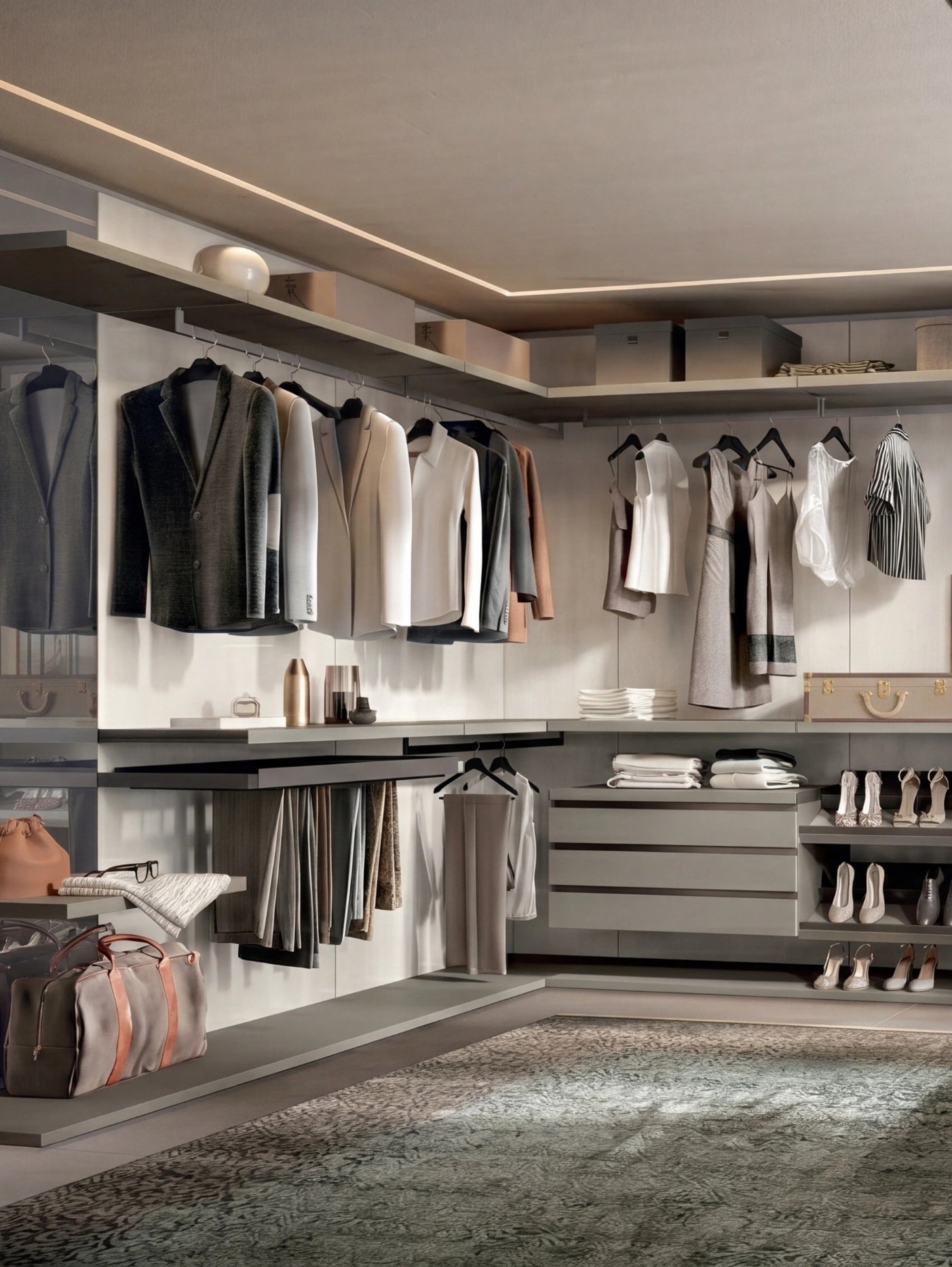 Rack Cabins Gemini Walk-in Closet G221