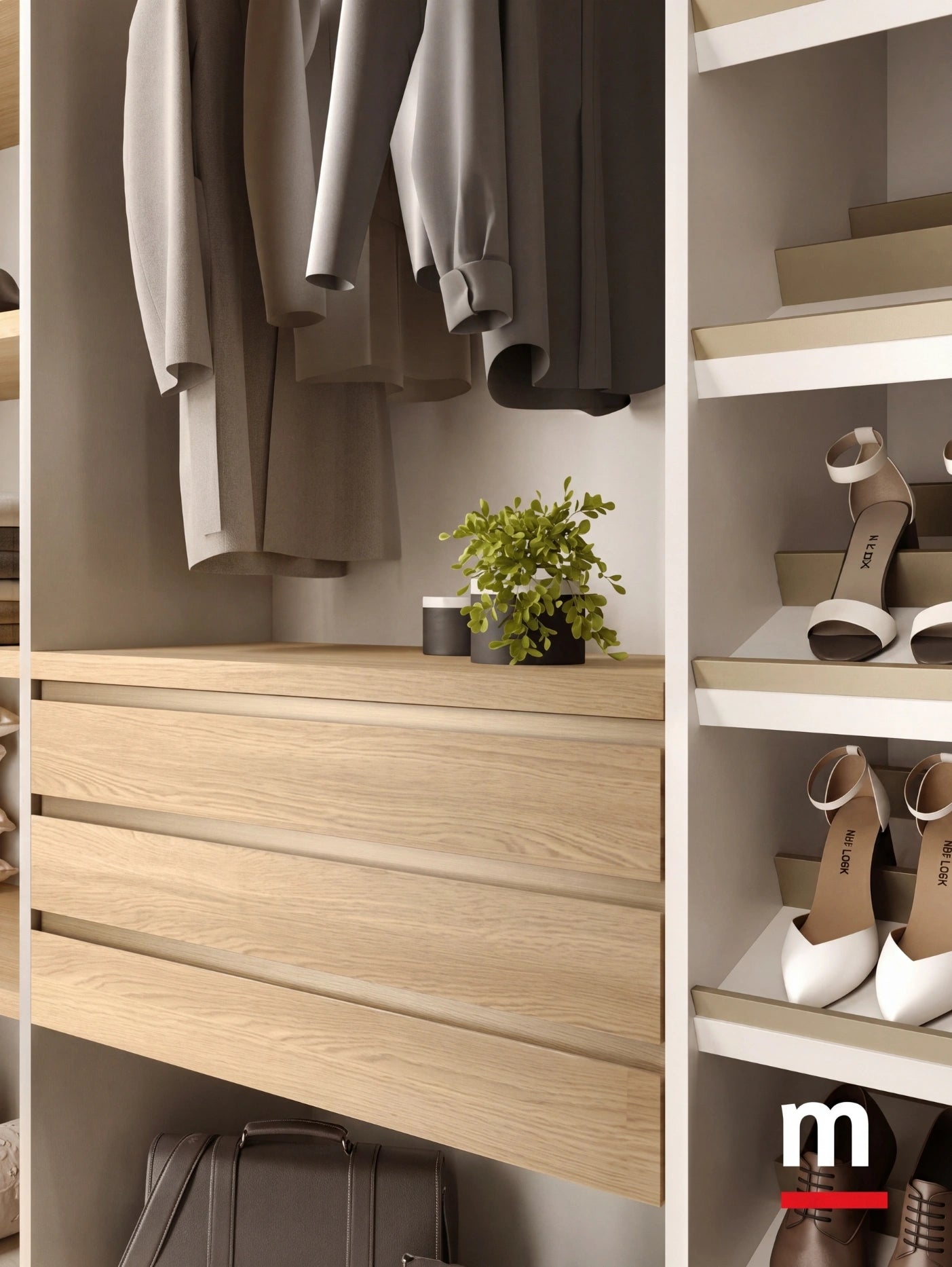 Modular Cabins Taurus Corner Walk-In Wardrobe T524