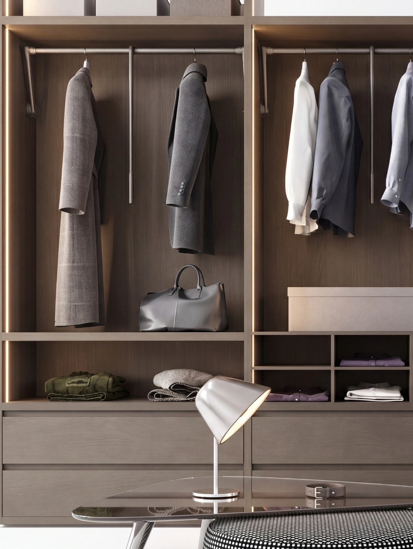Modular Cabins Taurus Walk-In Wardrobe Linear T523