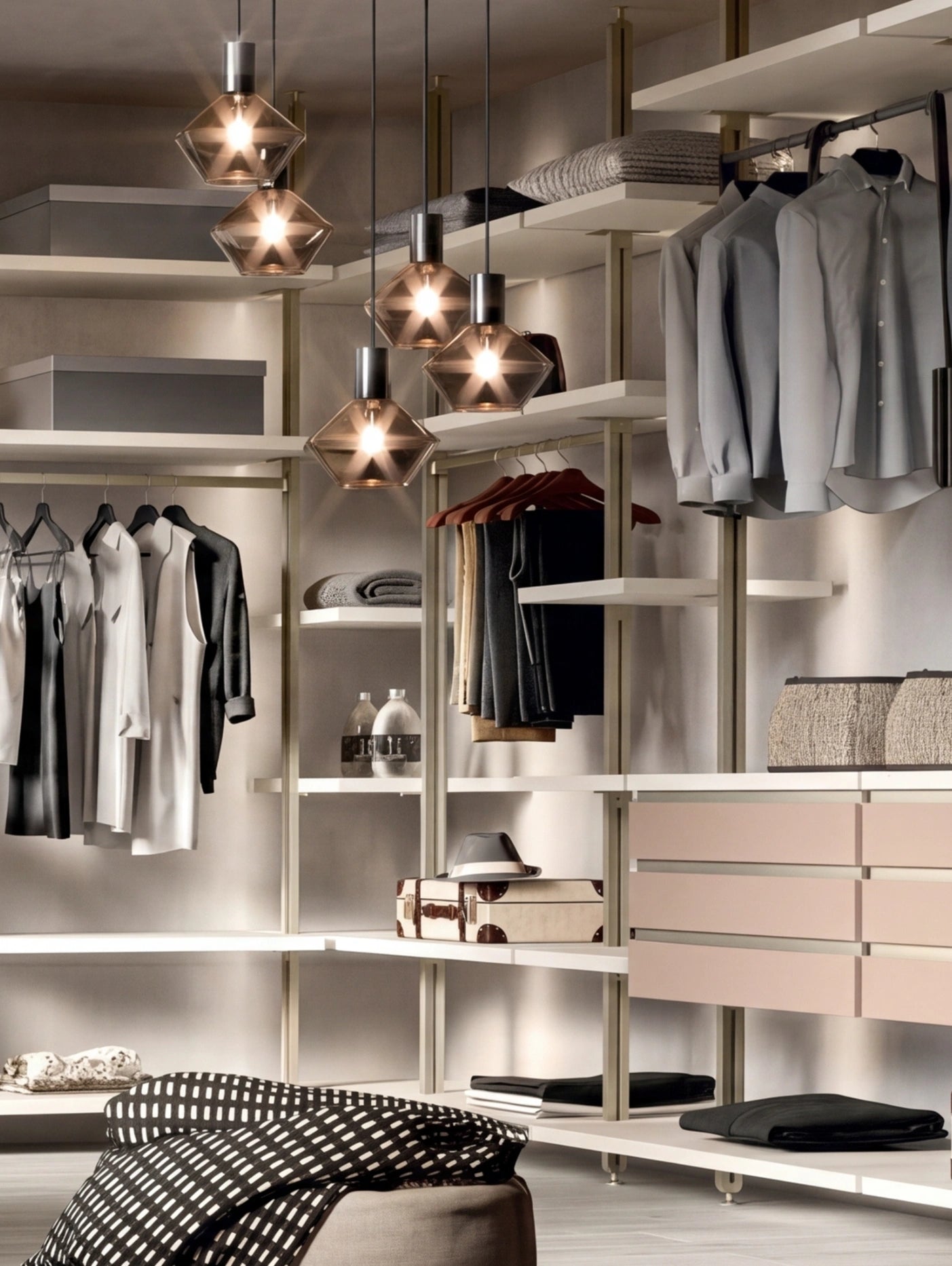 Cabin With Masts Virgo Corner Attic Walk-In Closet V323