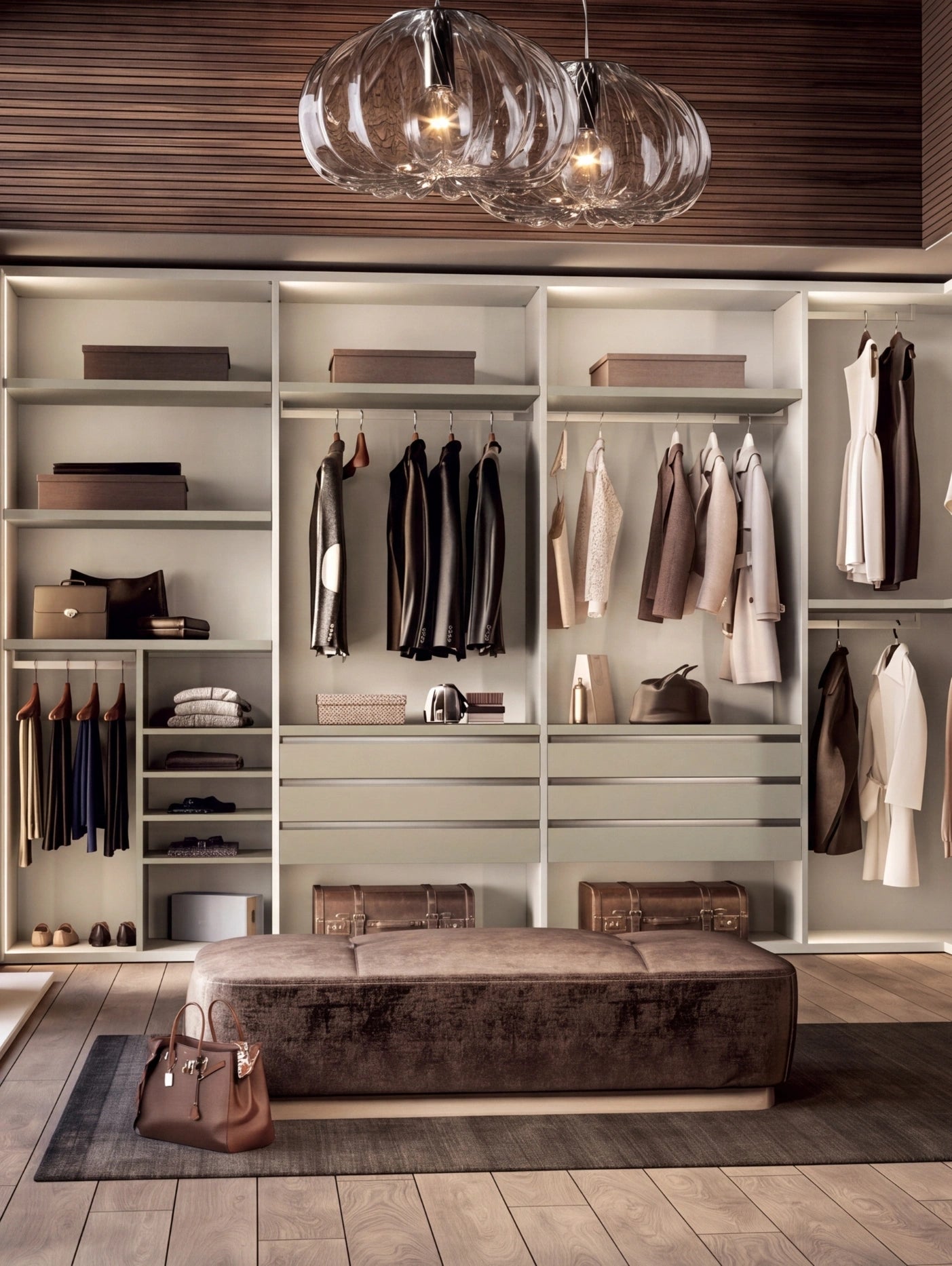 Modular Cabins Taurus Corner Walk-In Wardrobe T522