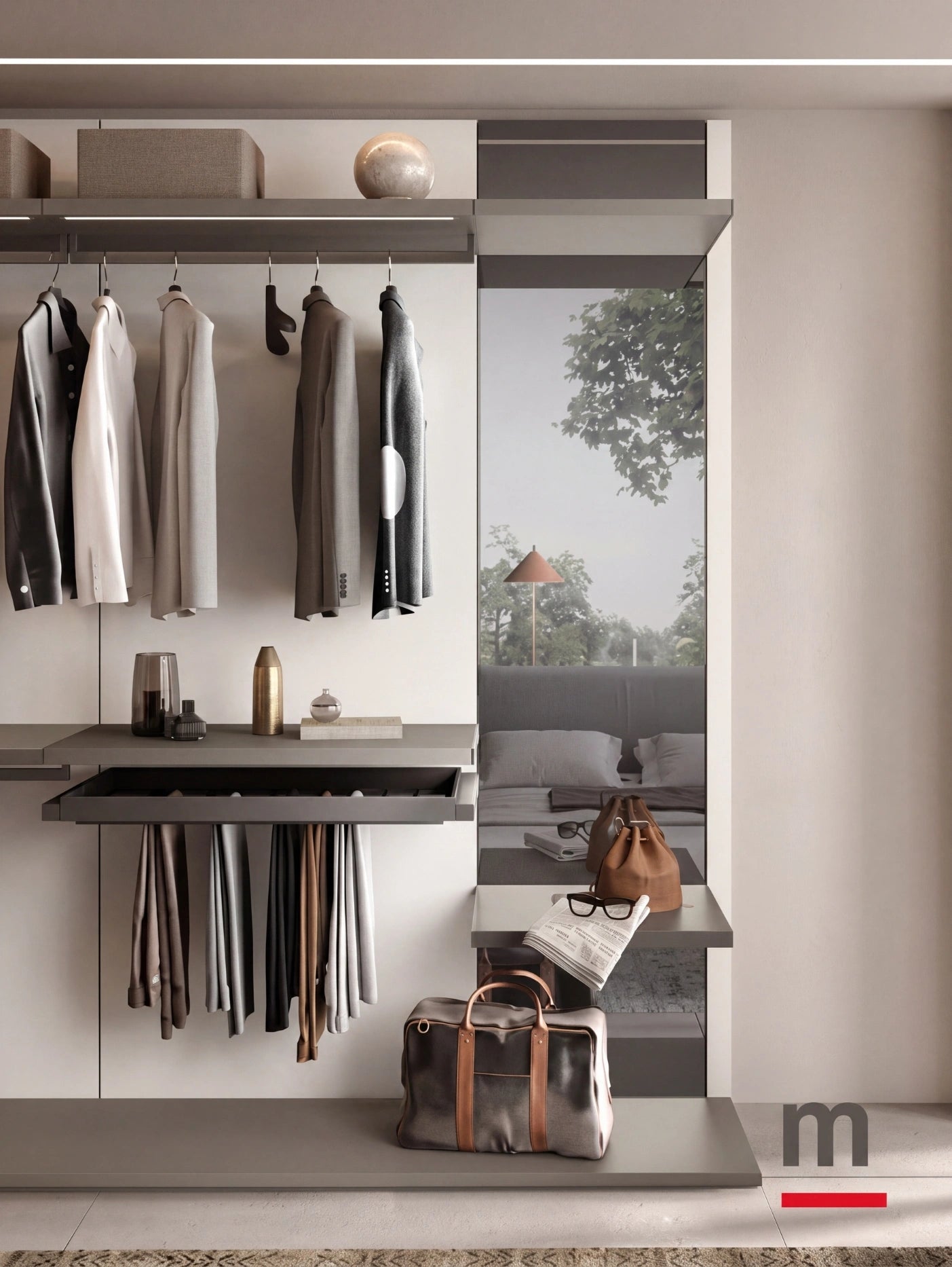 Rack Cabins Gemini Walk-in Closet G221