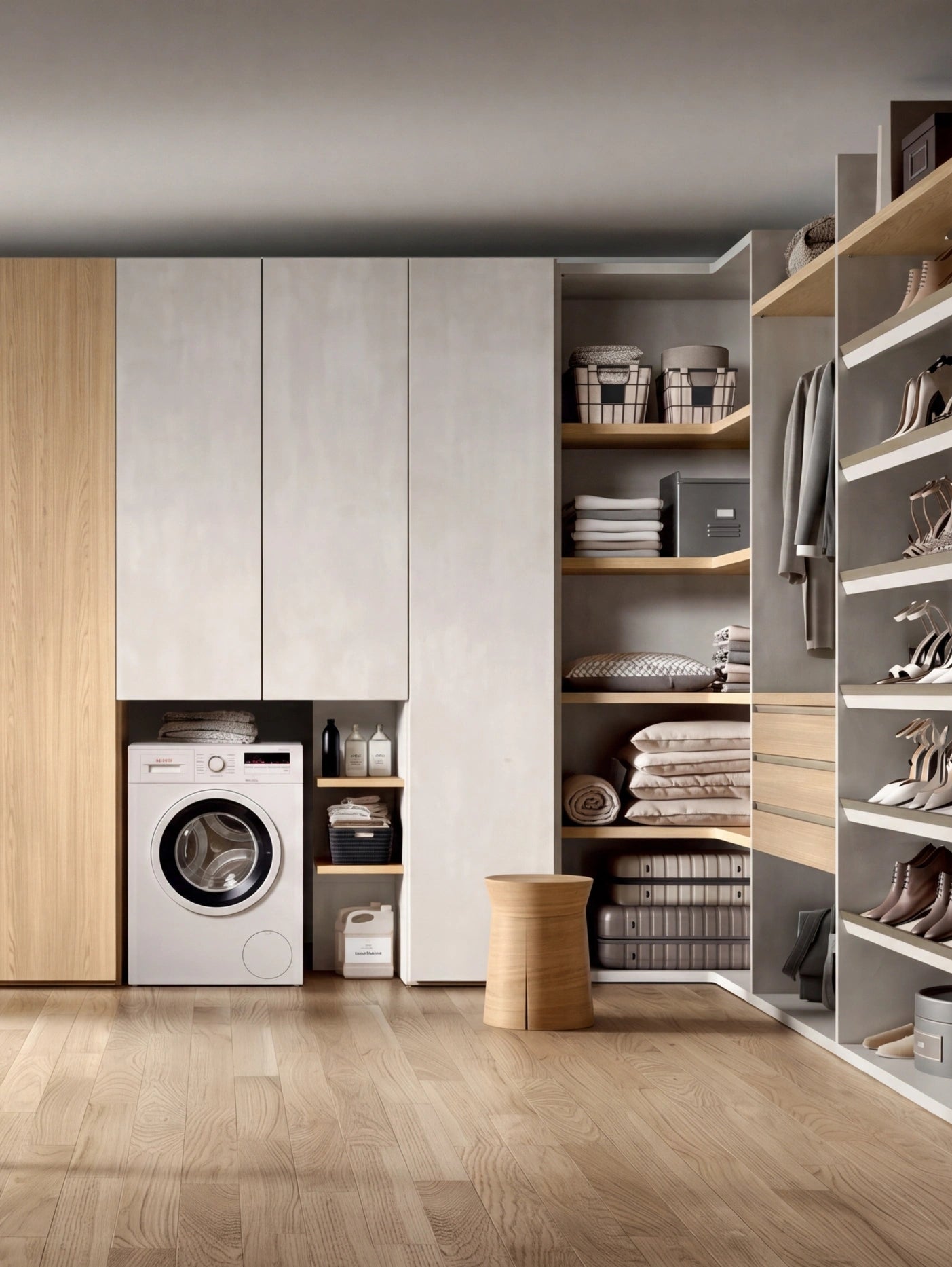 Modular Cabins Taurus Corner Walk-In Wardrobe T524