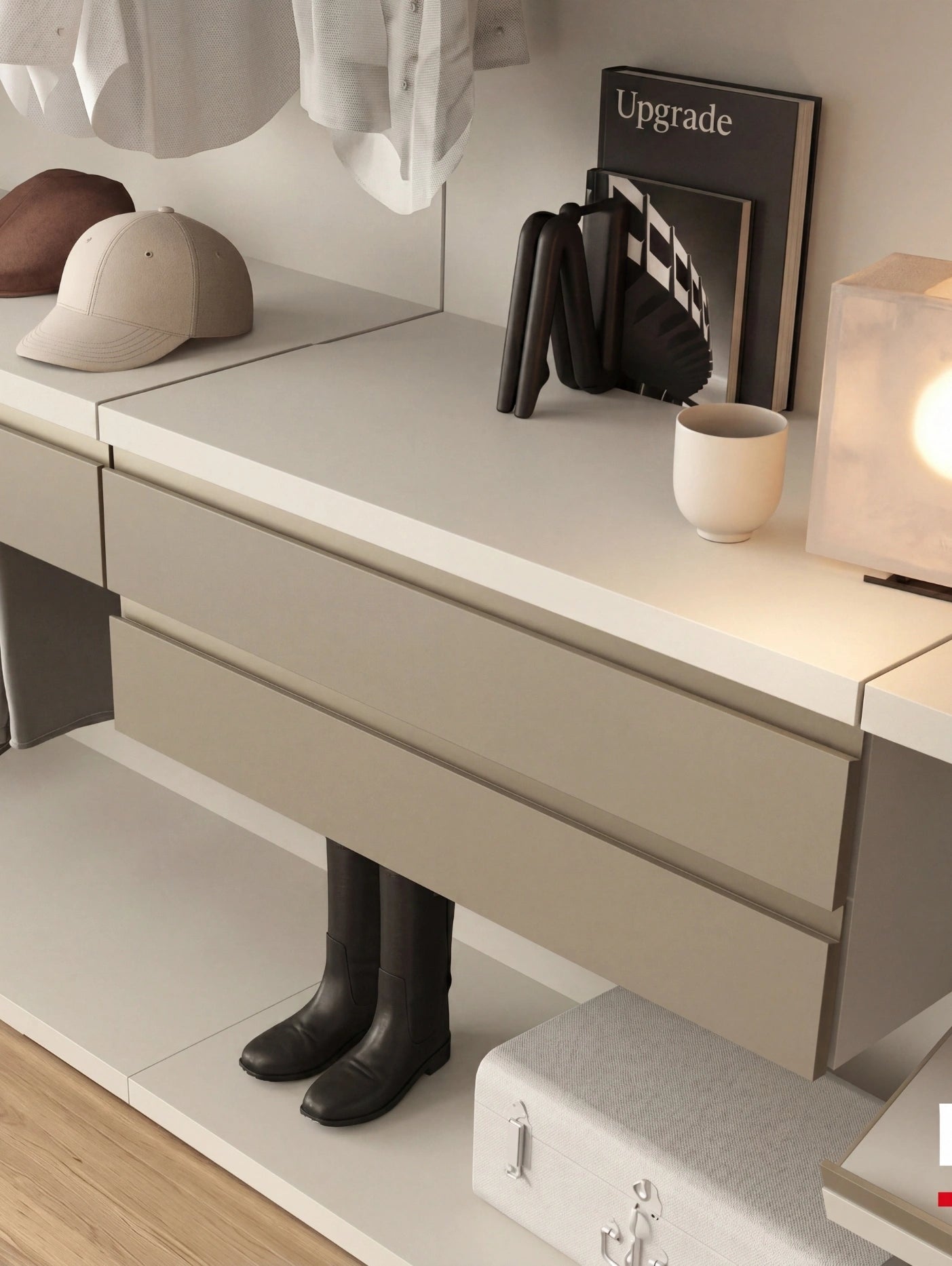 Rack Cabins Gemini Linear Walk-in Closet G223