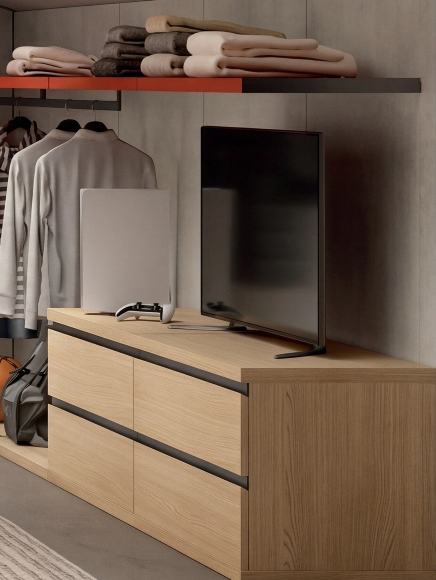 Rack Cabins Gemini Corner Attic Walk-In Closet G226