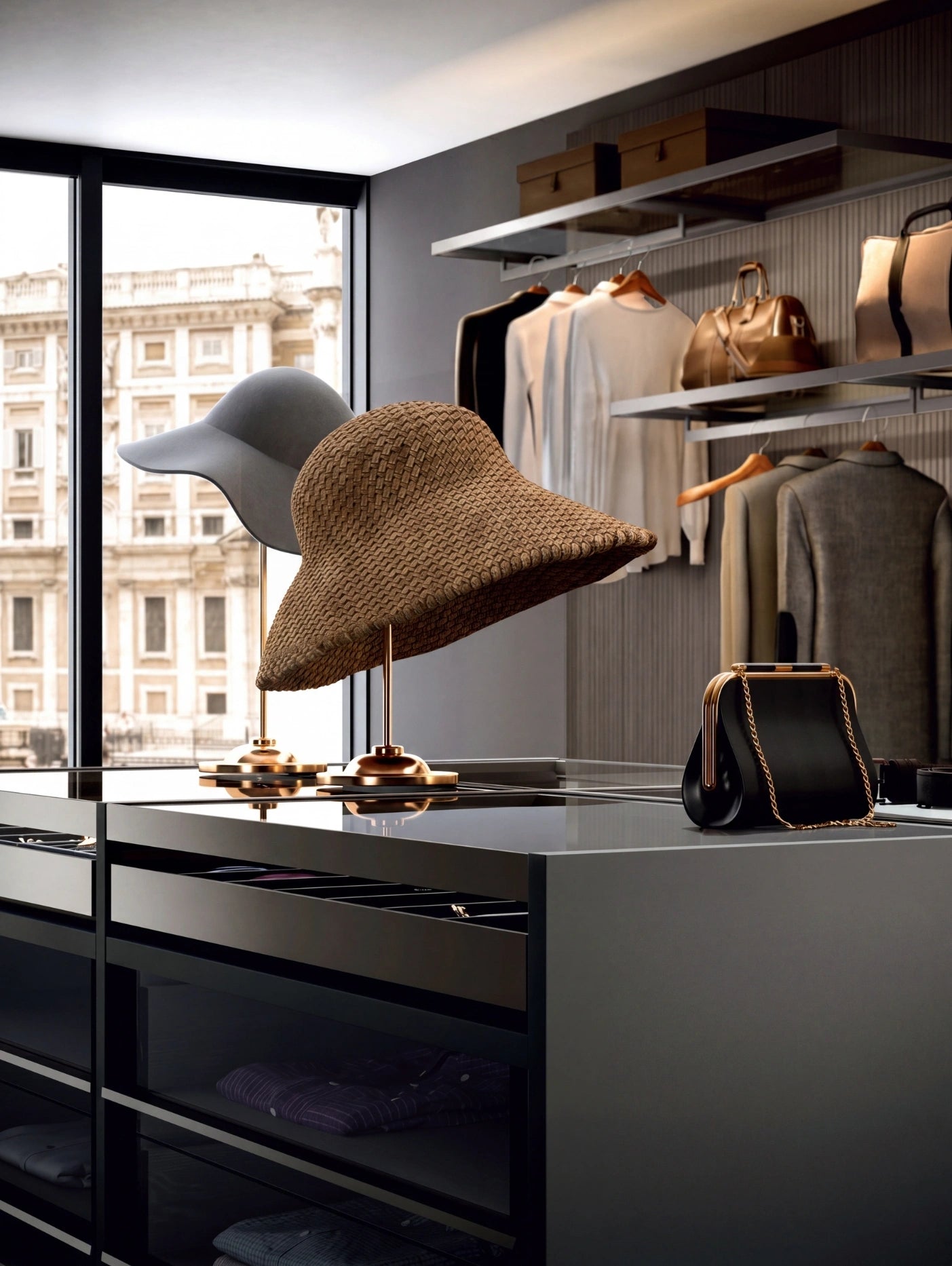 Rack Cabins Gemini Walk-In Closet in Boutique Version G227