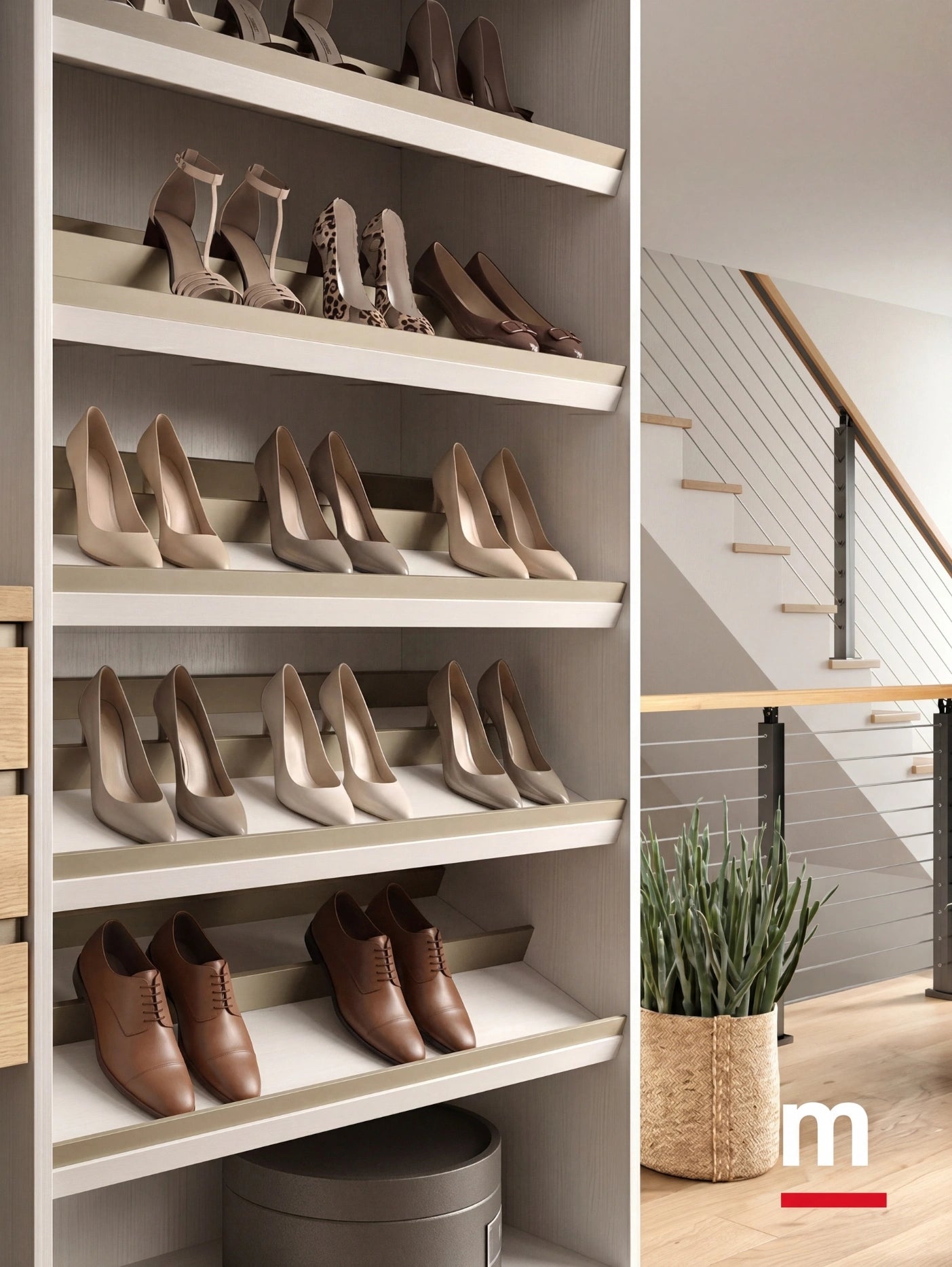 Modular Cabins Taurus Corner Walk-In Wardrobe T524