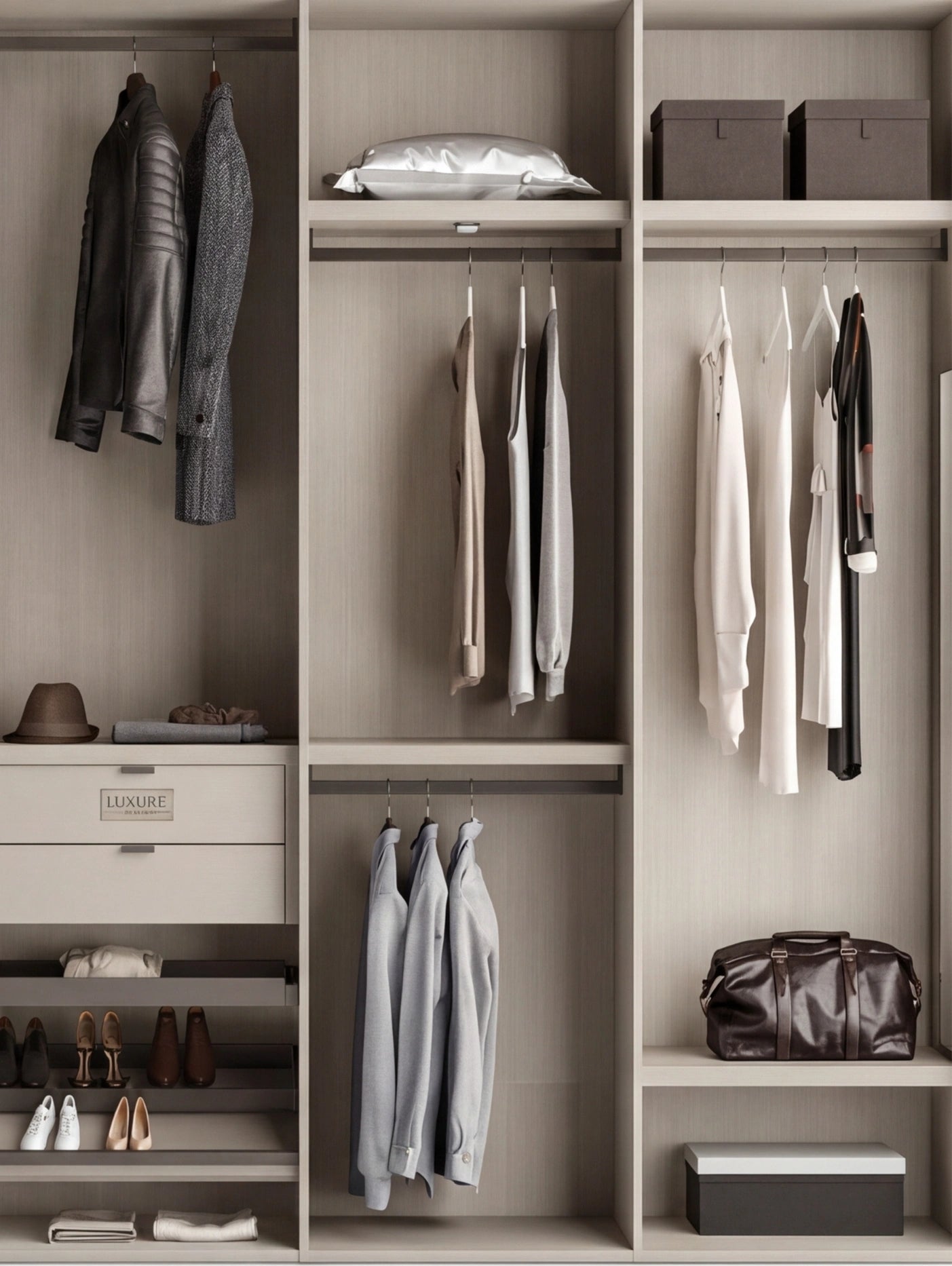 Ambra Wardrobe with Hinged Doors B351 – Casa Milano