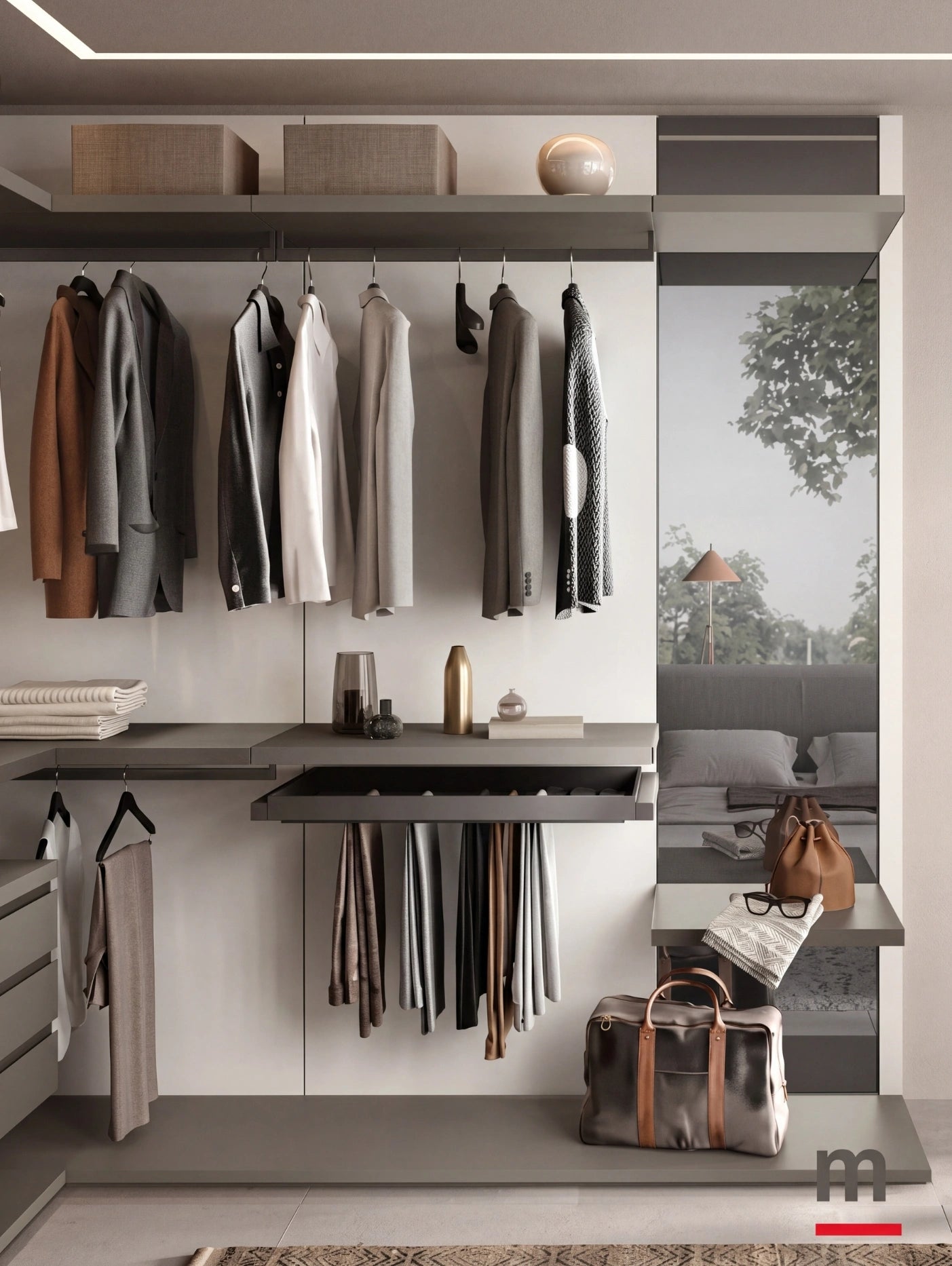 Rack Cabins Gemini Walk-in Closet G221