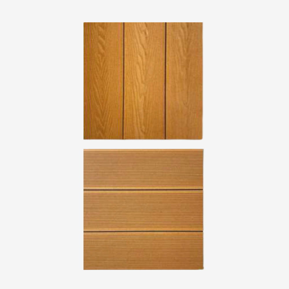 Magnificent Solid Composite Decking Light Oak 20x138x3000mm