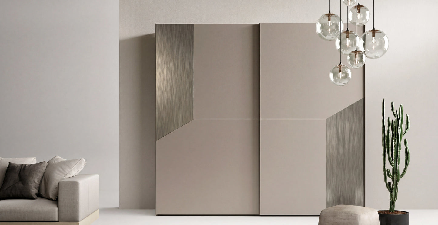 Grecale Wardrobe with Sliding Doors S155