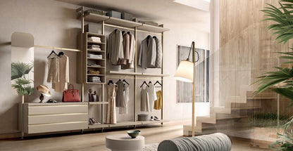 Cabin With Masts Virgo Linear Walk-In Closet V324