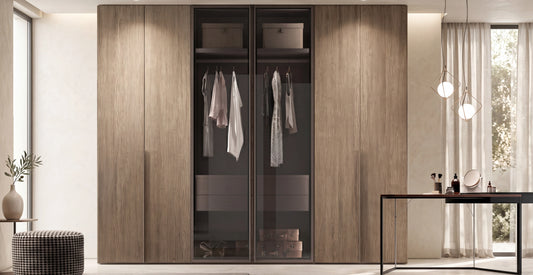 Libeccio and Foehn Wardrobe with Hinged Doors B371