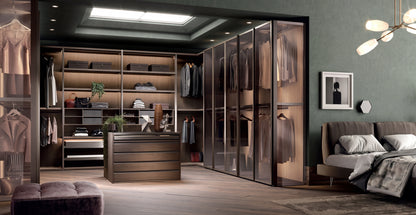 Shoulder Cabins Antares Walk-in Closet with Central Island A122