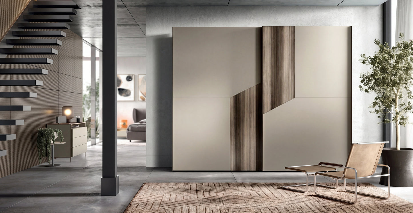 Grecale Wardrobe with Sliding Doors S151