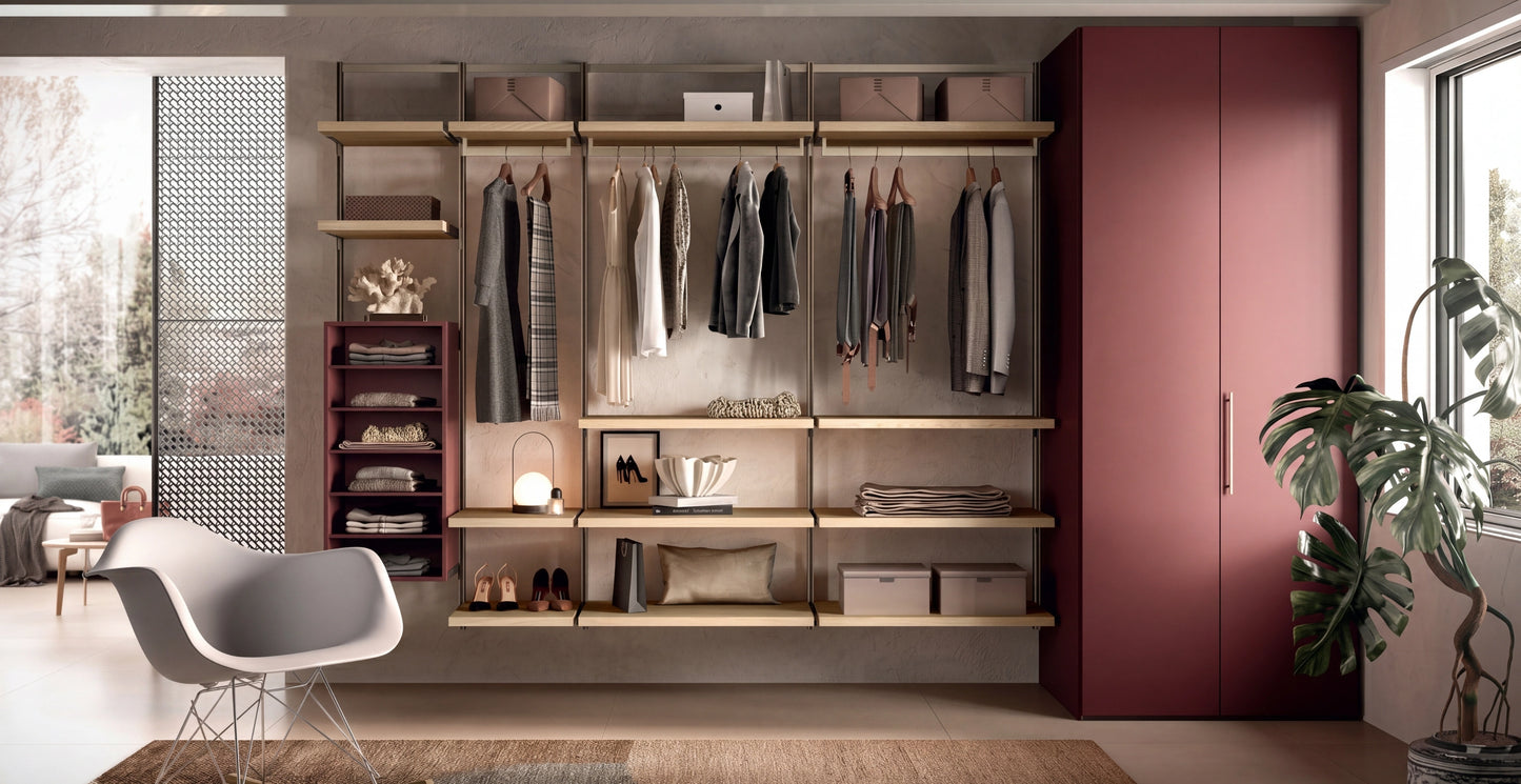 Wall Mounted Cabins Walk-In Wardrobe Orion Linear O424