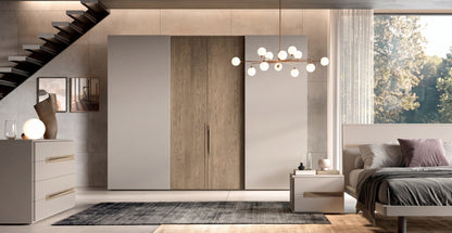 Combi Wardrobe, Libeccio Hinged Doors and Libeccio Sliding Doors C256