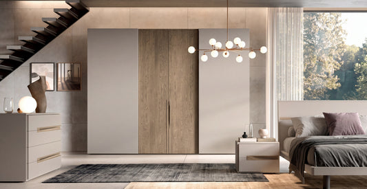 Combi Wardrobe, Libeccio Hinged Doors and Libeccio Sliding Doors C256