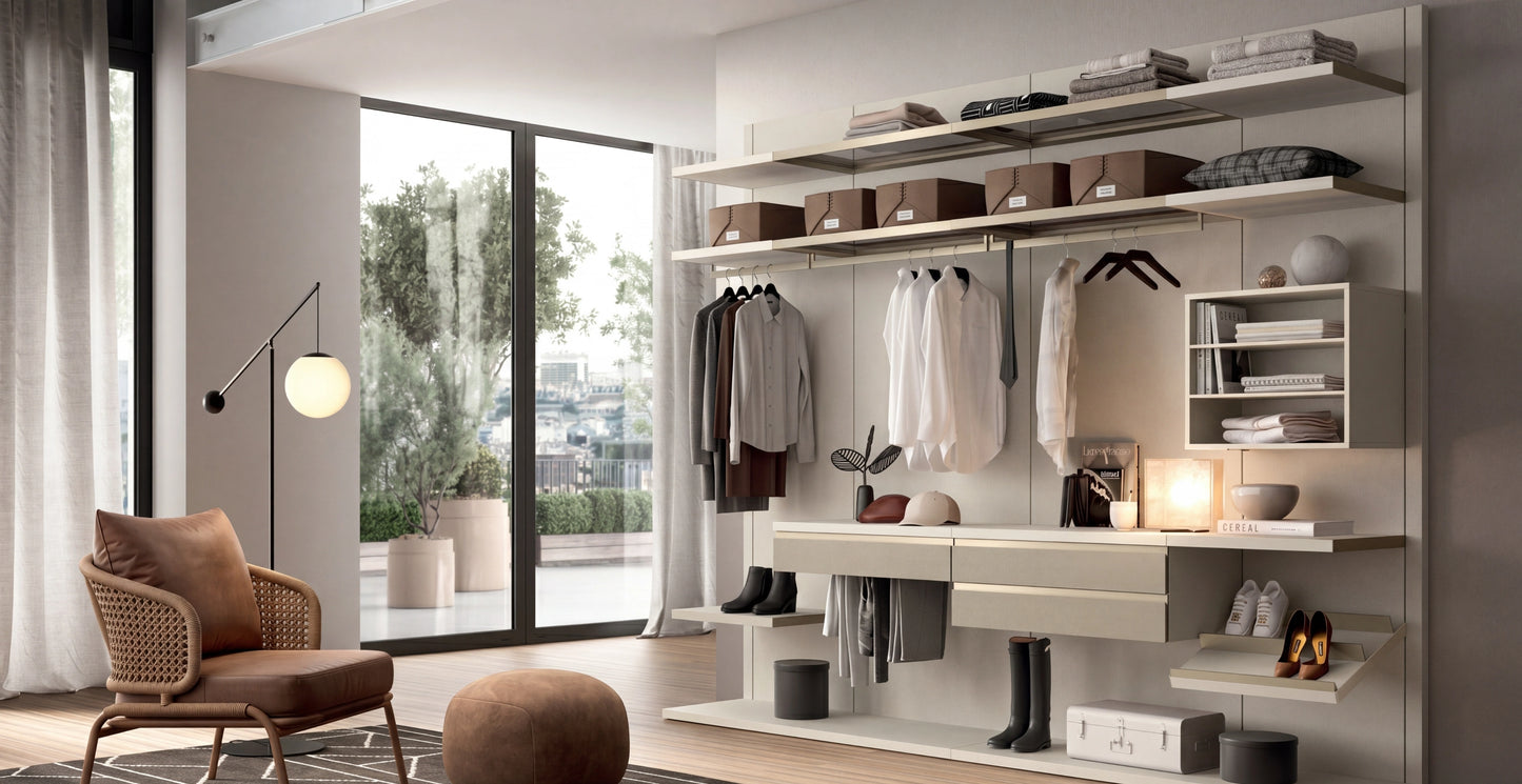 Rack Cabins Gemini Linear Walk-in Closet G223