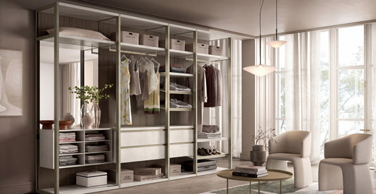 Shoulder Cabins Antares Linear Walk-in Closet A121