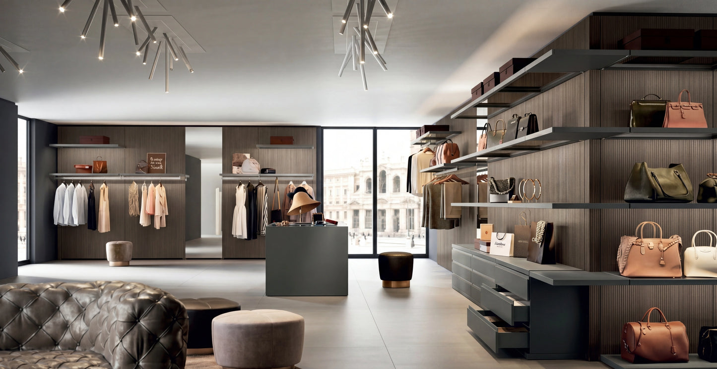 Rack Cabins Gemini Walk-In Closet in Boutique Version G227