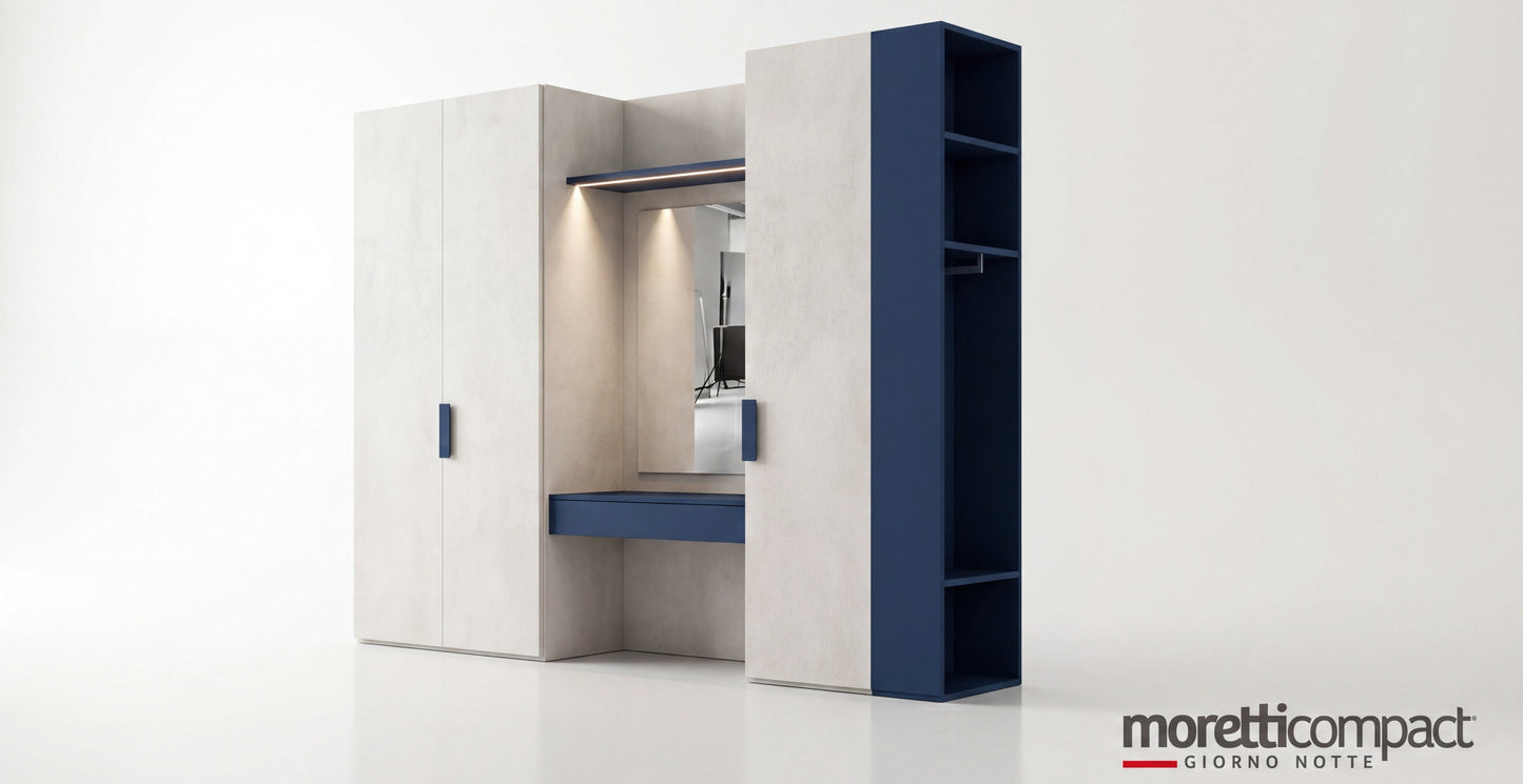 Utility Wardrobe with Hinged Doors Libeccio U453