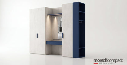 Utility Wardrobe with Hinged Doors Libeccio U453