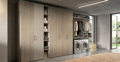 Wall Mounted Cabins Linear Walk-In Closet O425