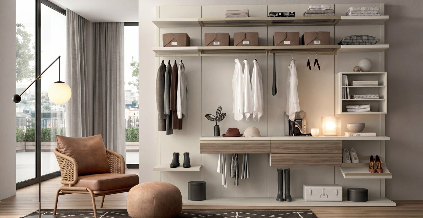 Rack Cabins Gemini Linear Walk-in Closet G223