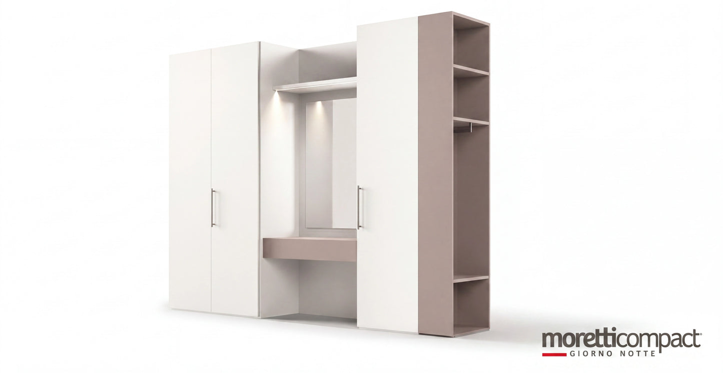 Utility Wardrobe With Hinged Doors Libeccio U452