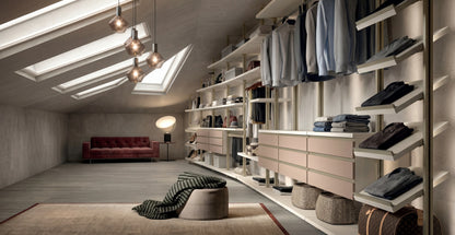 Cabin With Masts Virgo Corner Attic Walk-In Closet V323