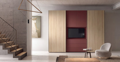 Combi Wardrobe, Libeccio Hinged Doors and Bora Sliding Doors C251