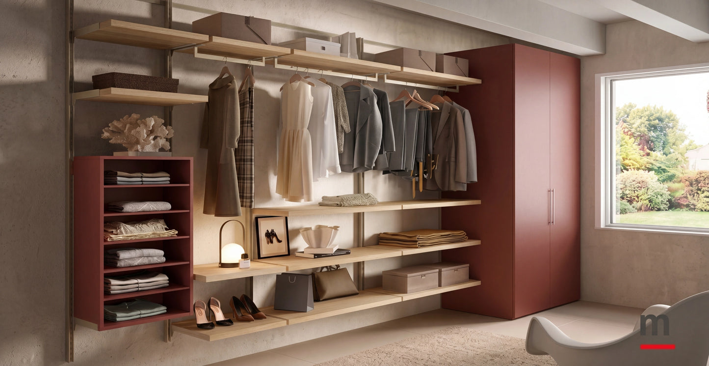 Wall Mounted Cabins Walk-In Wardrobe Orion Linear O424
