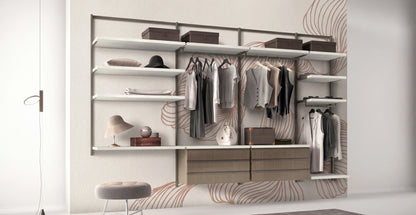 Wall Mounted Cabins Walk-In Wardrobe Orion Linear O422