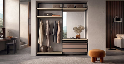 Wall Mounted Cabins Walk-In Wardrobe Orion Linear O421