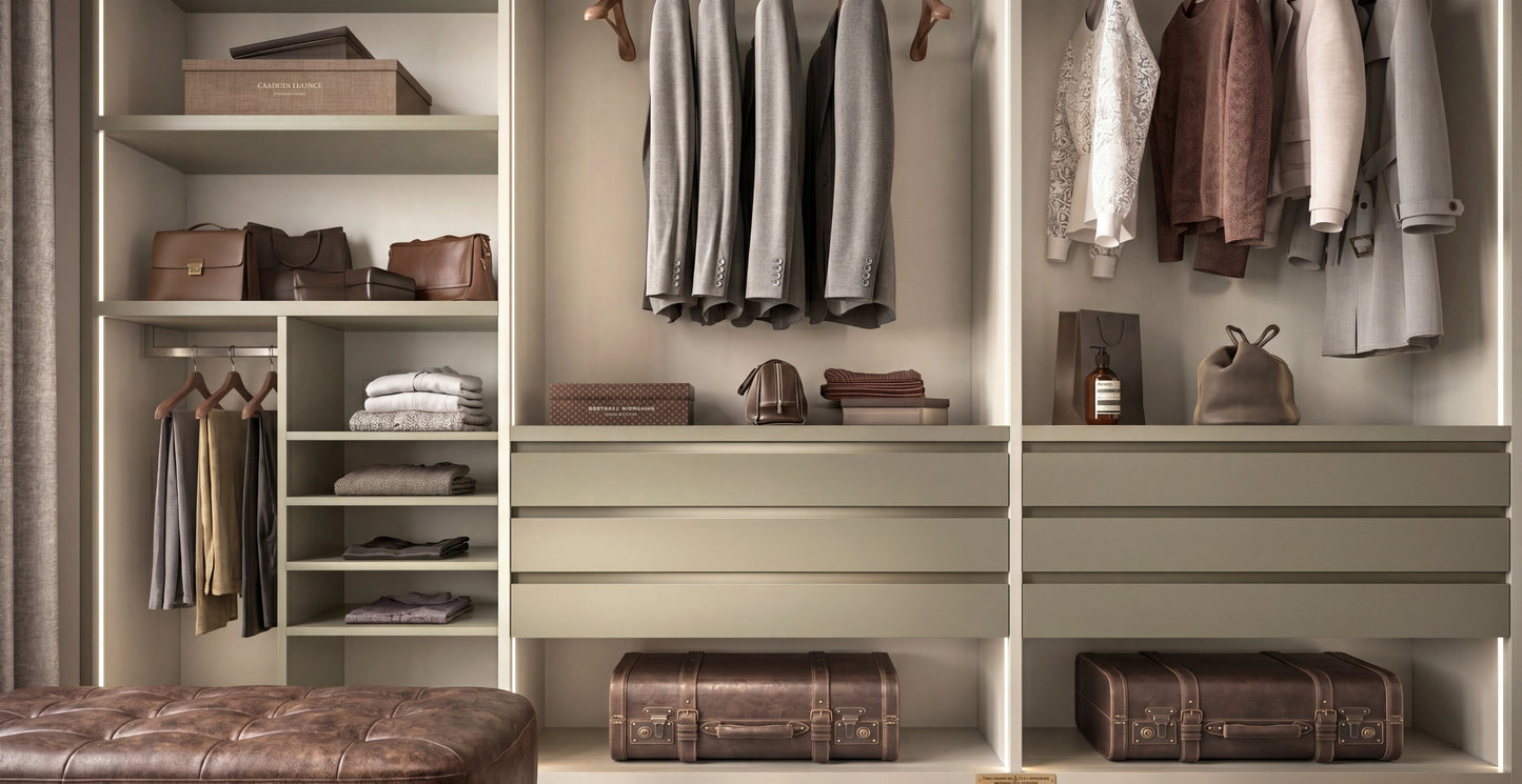 Modular Cabins Taurus Corner Walk-In Wardrobe T522