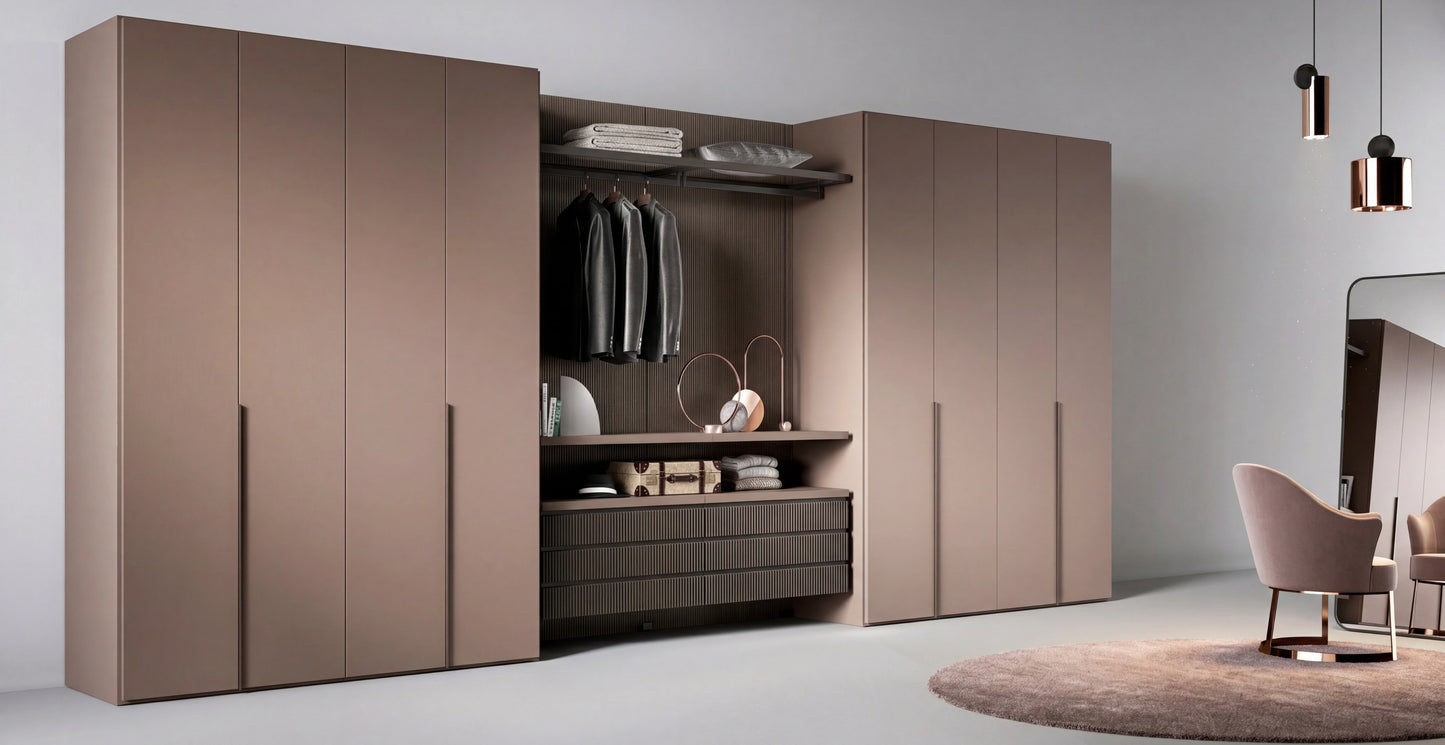 Rack Cabins Gemini Walk-In Closet Between Two Hinged Wardrobes G225