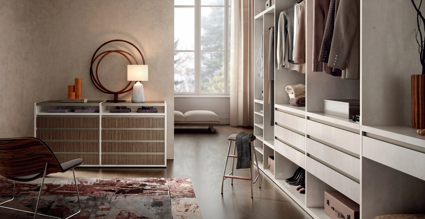 Modular Cabins Taurus Walk-In Wardrobe With Island T521