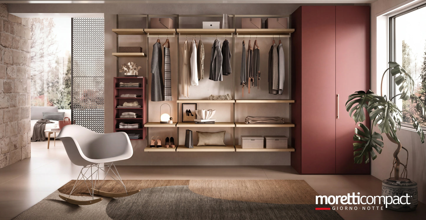 Wall Mounted Cabins Walk-In Wardrobe Orion Linear O424