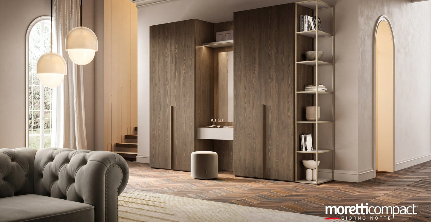 Utility Wardrobe with Hinged Doors Libeccio U451