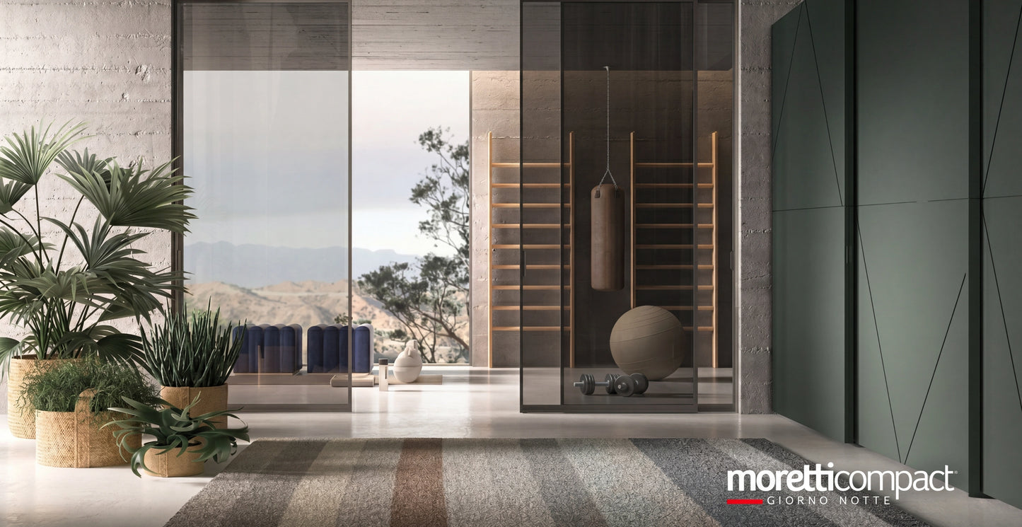 Portals Sliding Portal With 3 Glass Doors P621