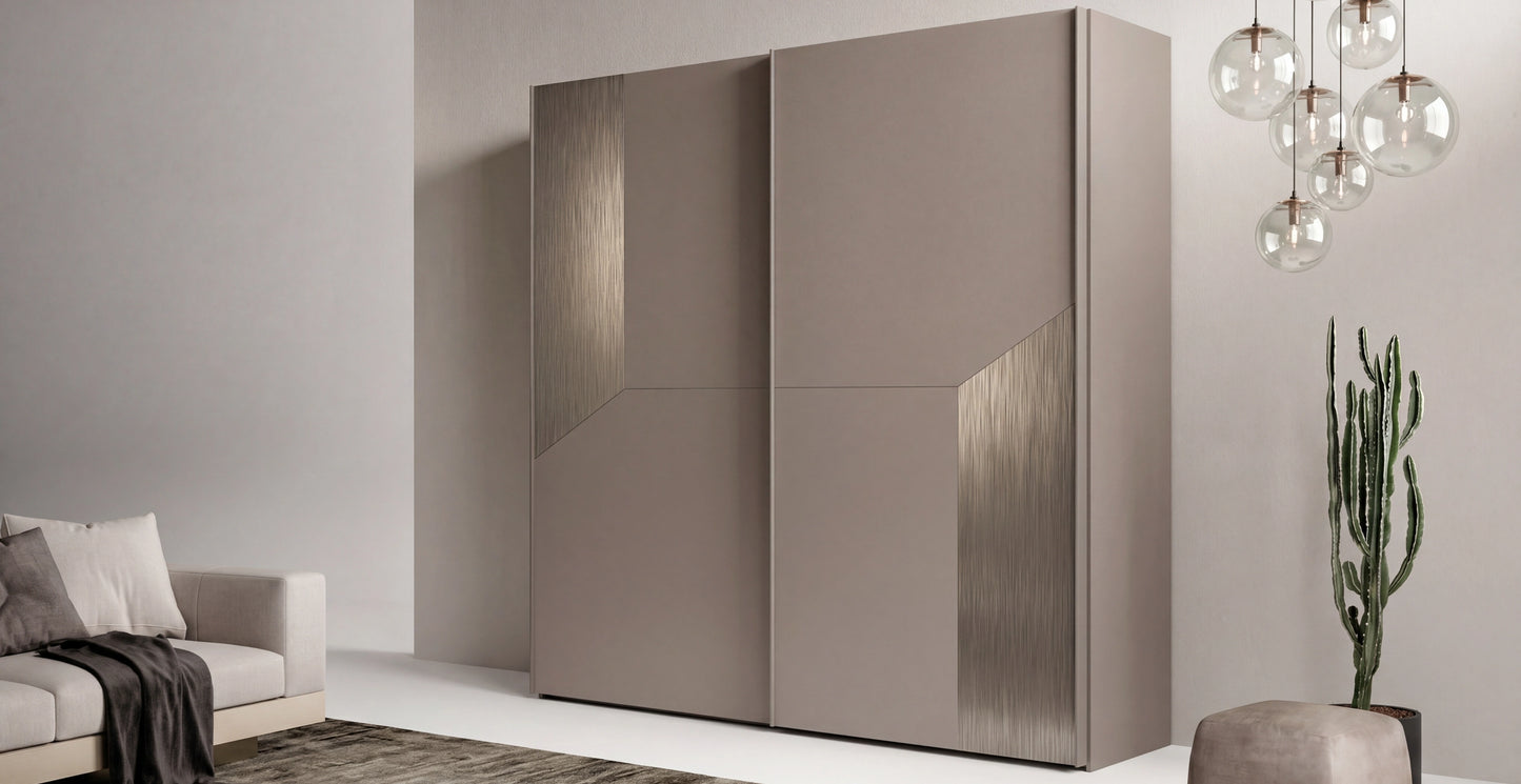Grecale Wardrobe with Sliding Doors S155